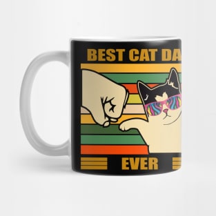 Best cat dad ever vintage Mug